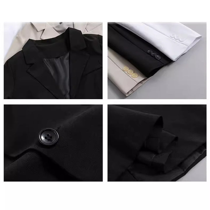 Men's Modern Oversized Blazer in Minimalist Look with Patch Pockets Mune Fashion
