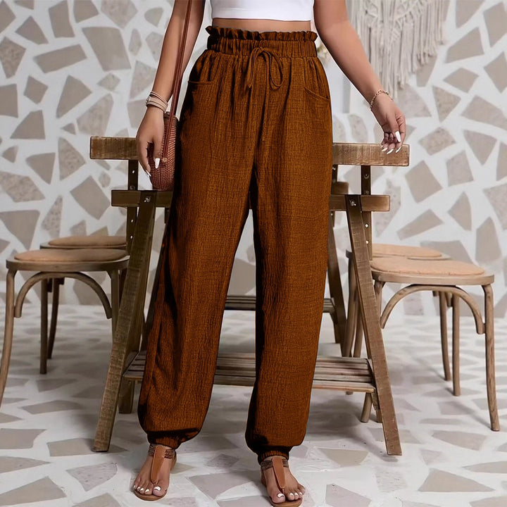 Women's wide paperbag pants Mune Fashion