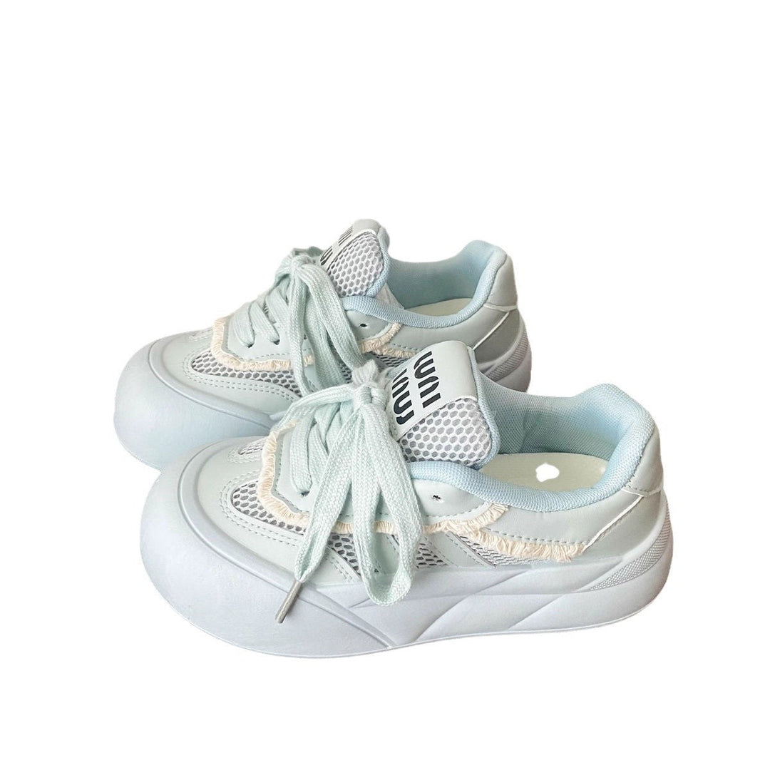 Women's sporty sneakers with breathable mesh and chunky sole Mune Fashion