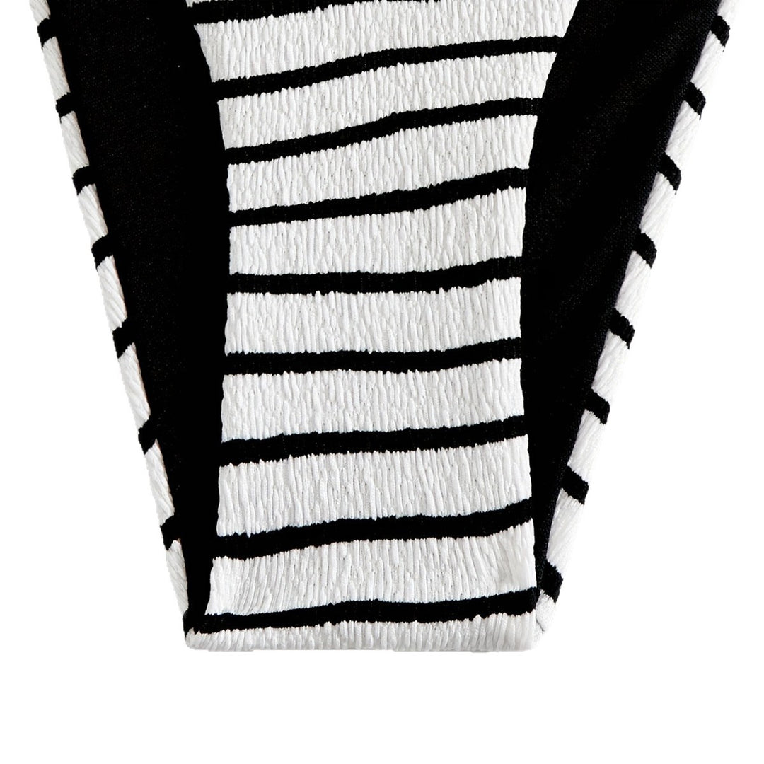 Women Stripe Bikini Set Mune Fashion
