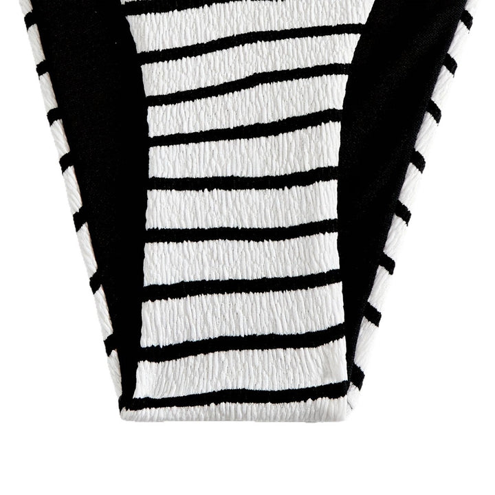 Women Stripe Bikini Set Mune Fashion
