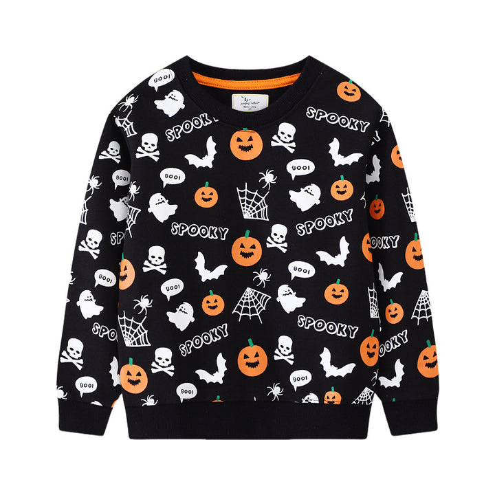 Kids Sweatshirt with spooky Halloween motif Mune Fashion