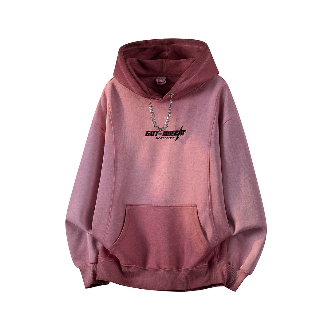 Unisex Oversize Hoodie with handwritten graphic print, kangaroo pocket & ribbed hem Mune Fashion
