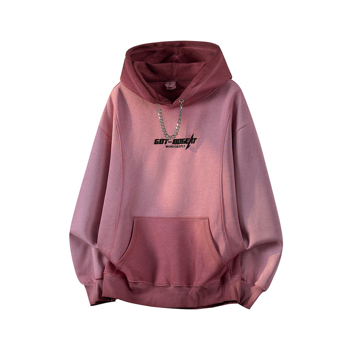 Unisex Oversize Hoodie with handwritten graphic print, kangaroo pocket & ribbed hem Mune Fashion