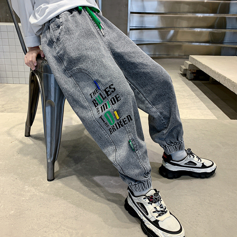 Women's comfortable leisure pants with creative print Mune Fashion