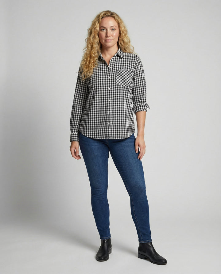 Women's Checked Shirt Oversize