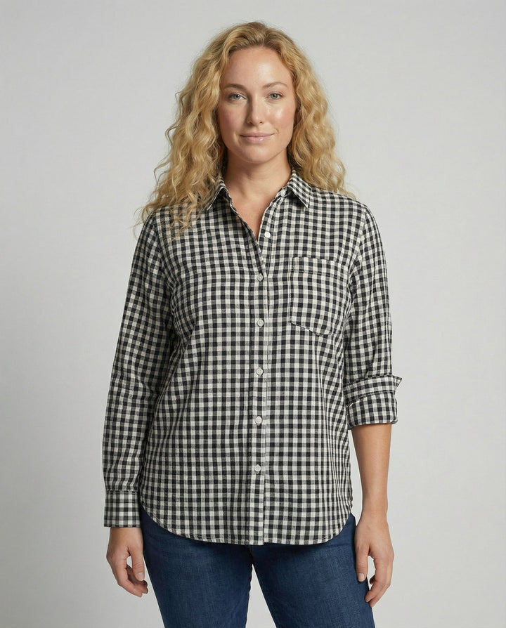 Women's Checked Shirt Oversize