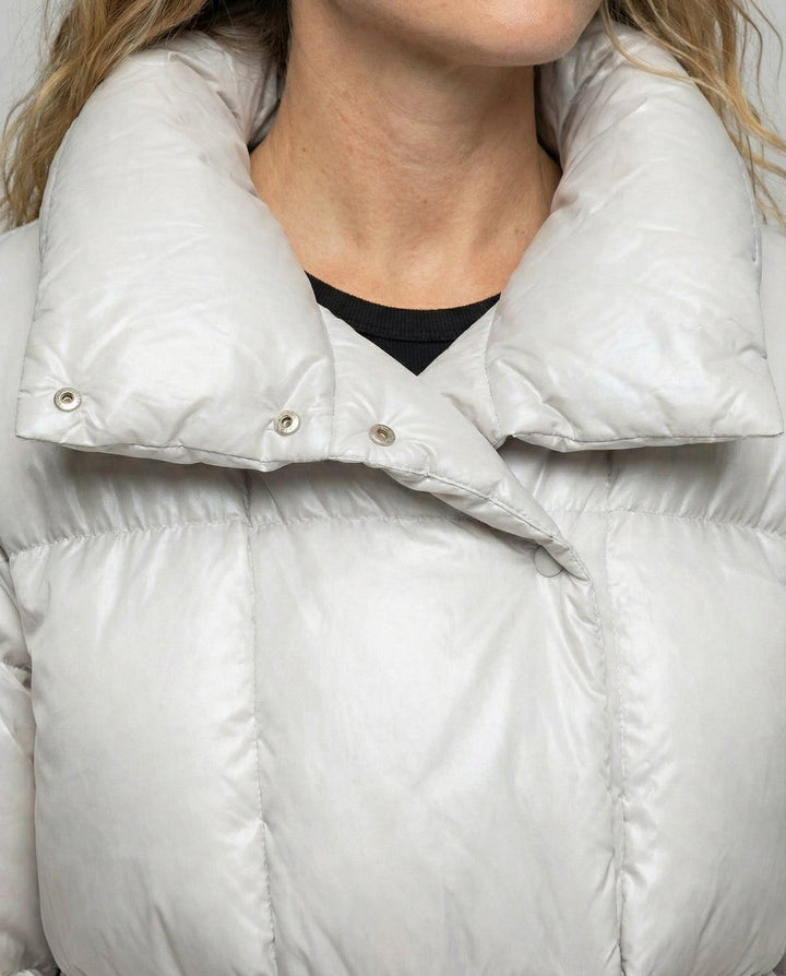 Short Down Coat Women's Hood
