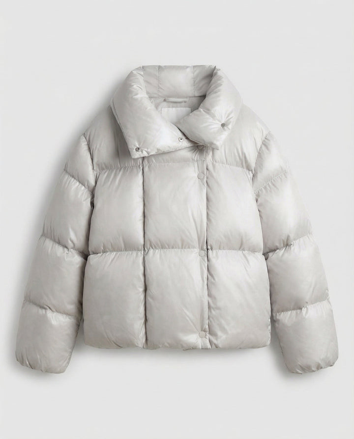 Short Down Coat Women's Hood