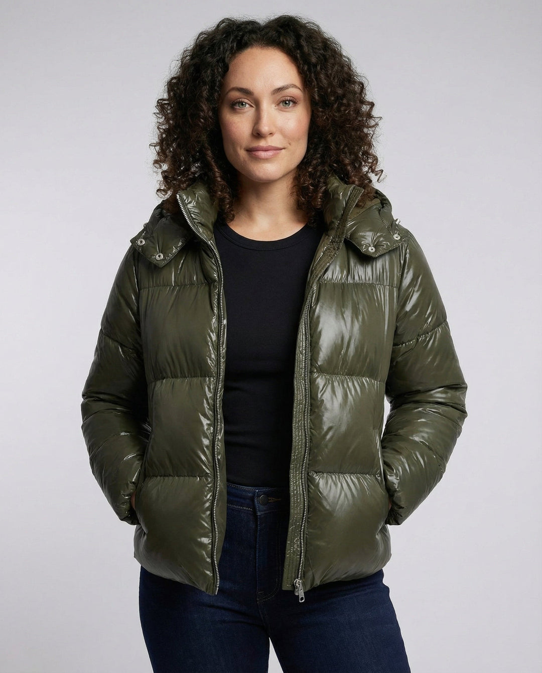 Women's Puffy Jacket Hood | Mune Fashion