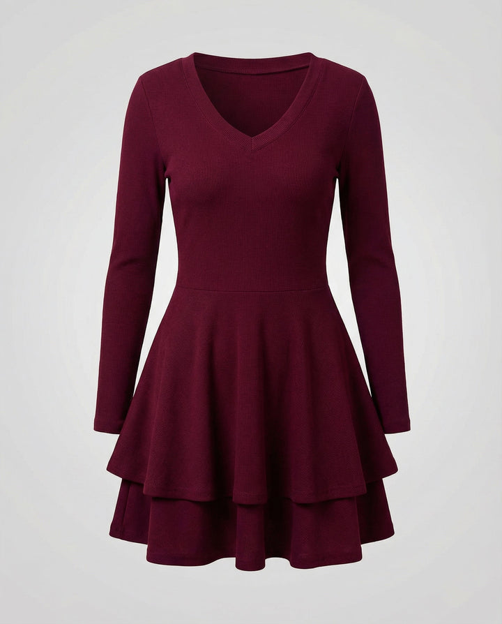 Women's Wrap Dress Ruffles