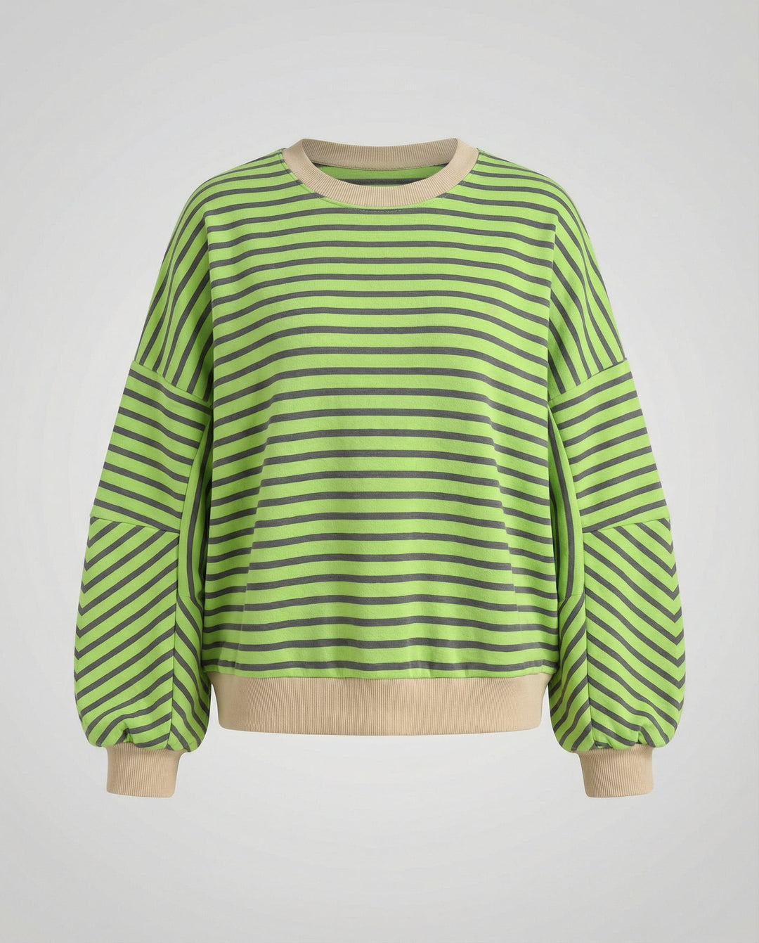 Boxy Sweatshirt Women Striped | Mune Fashion