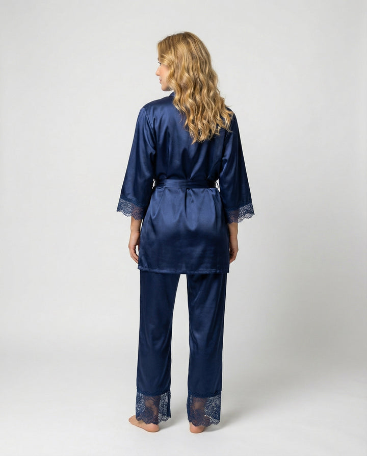 Luxurious Silk Pajama Set Women