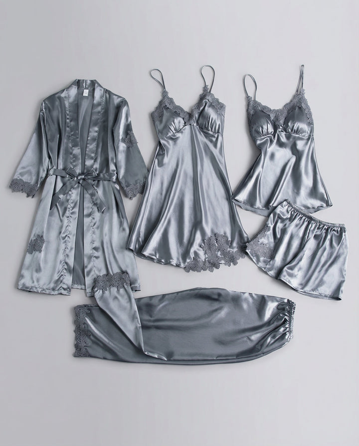 Luxurious Silk Pajama Set Women