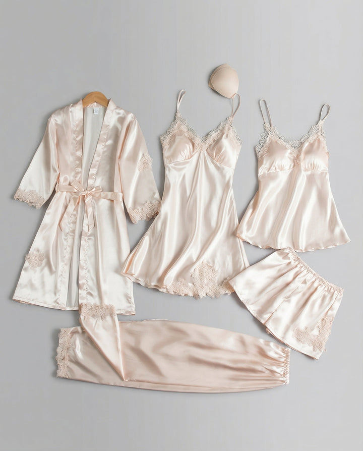 Luxurious Silk Pajama Set Women