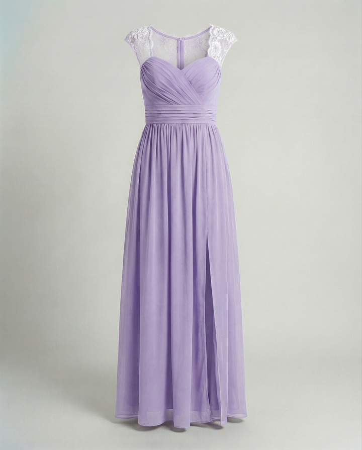 Evening dress ladies V neck