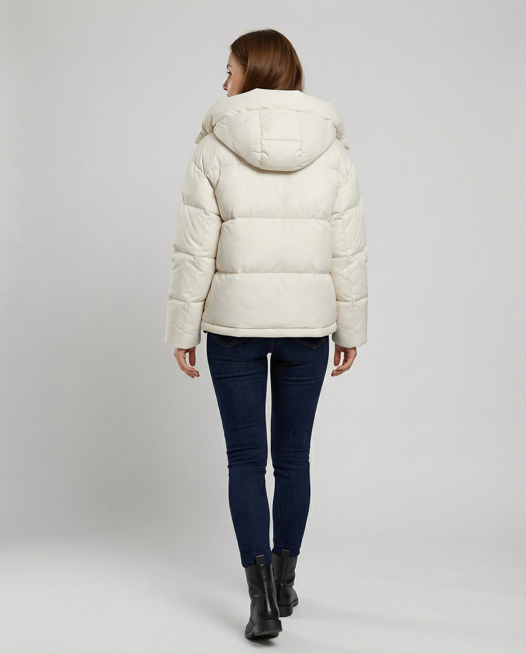 Ladies feather down jacket