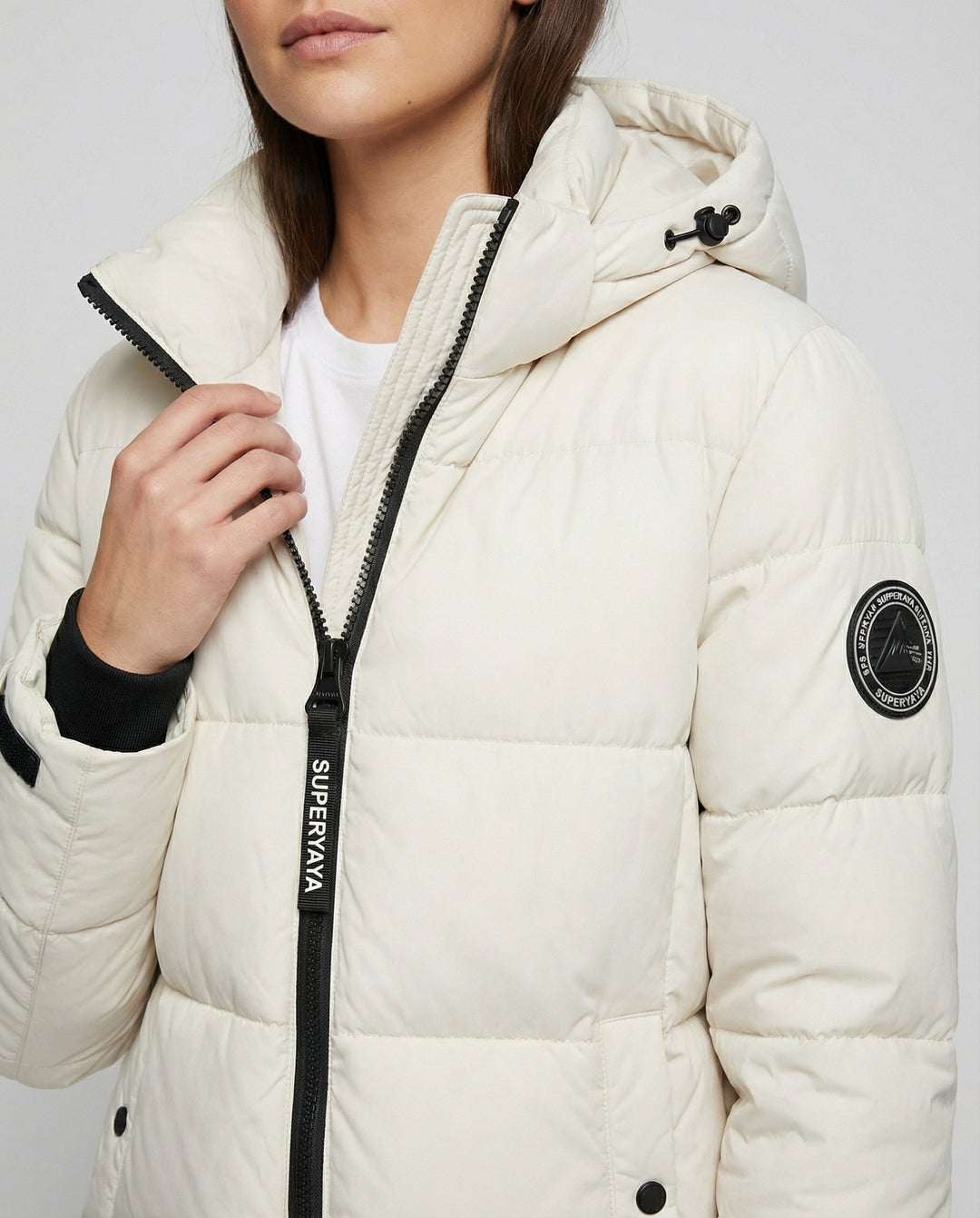 Ladies feather down jacket
