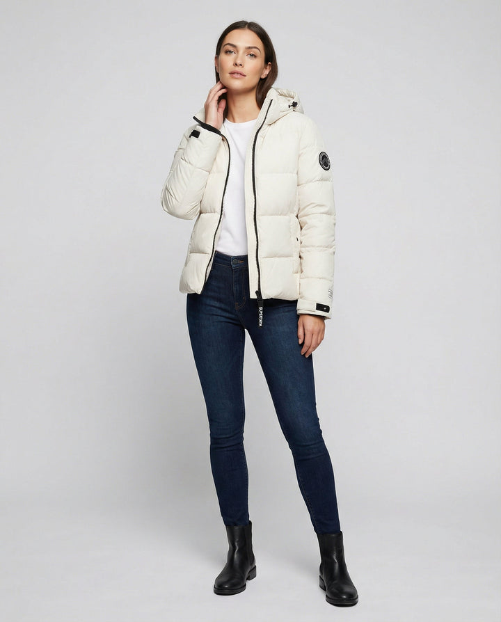 Ladies feather down jacket