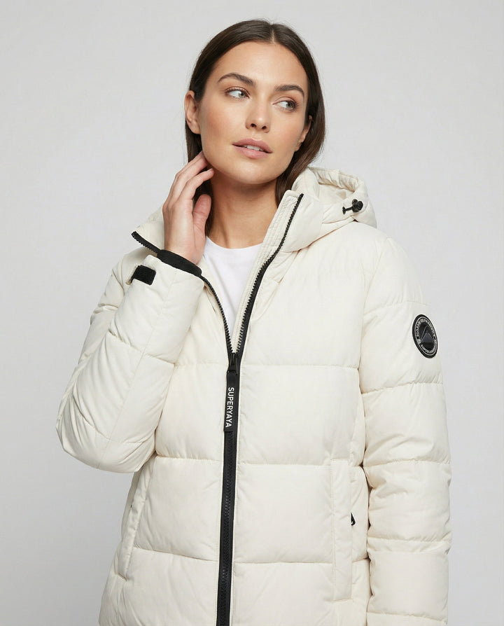 Ladies feather down jacket