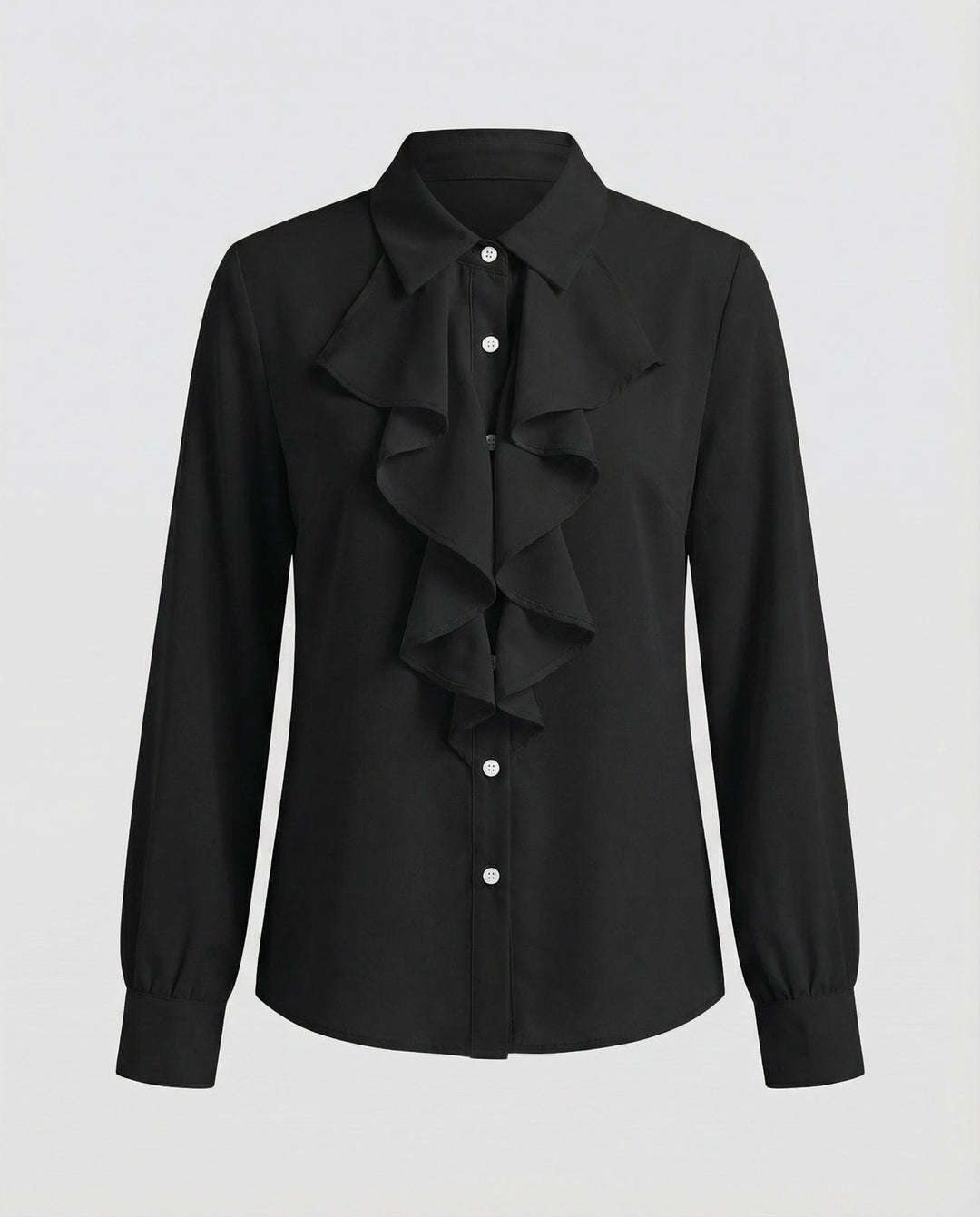 Ladies Blouse Ruffles Elegance