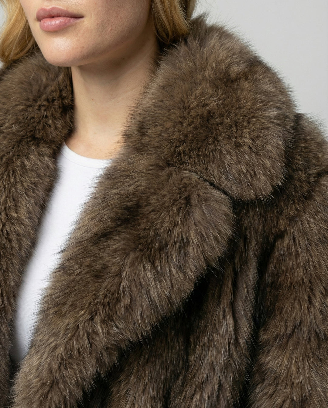 Luxurious Soft Fur Jacket Women's
