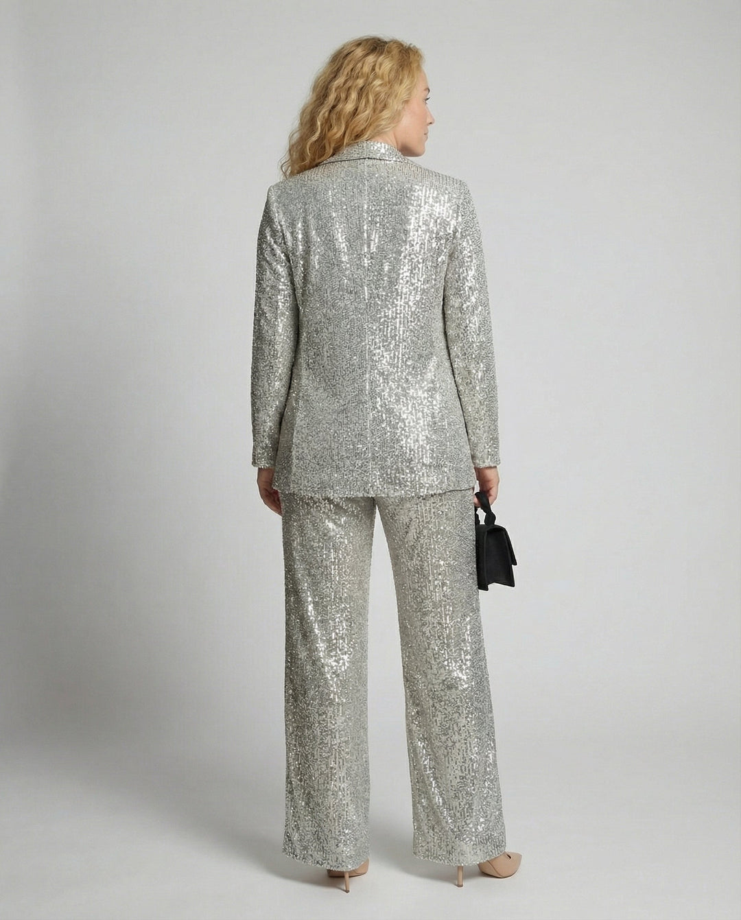 Glittering Elegant Blazer Suit Women | Mune Fashion