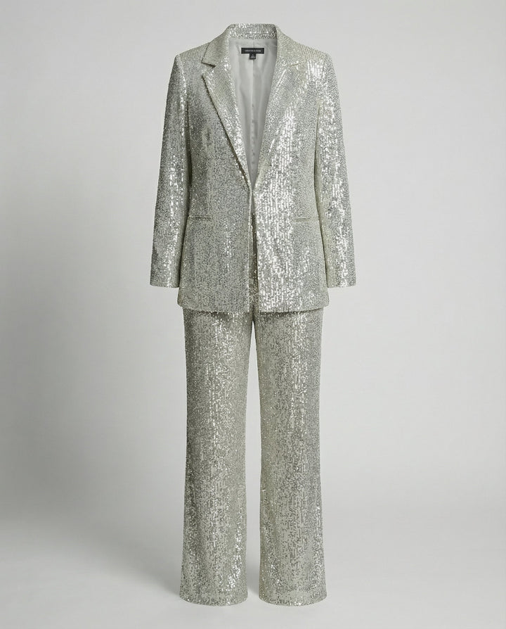 Glittering Elegant Blazer Suit Women | Mune Fashion