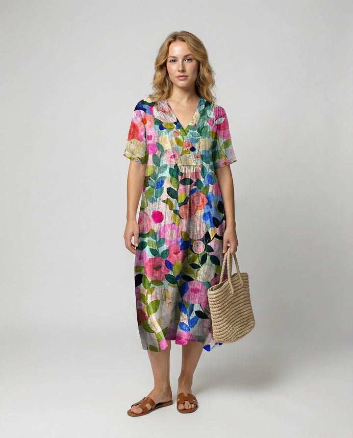Airy Flower Summer Dress Women