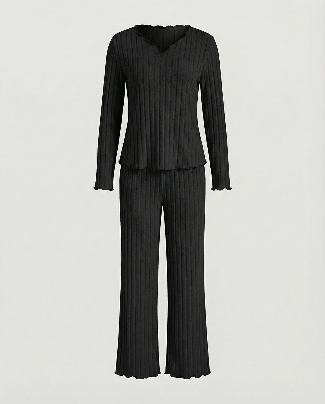 Women's Pajama Set Ruffles