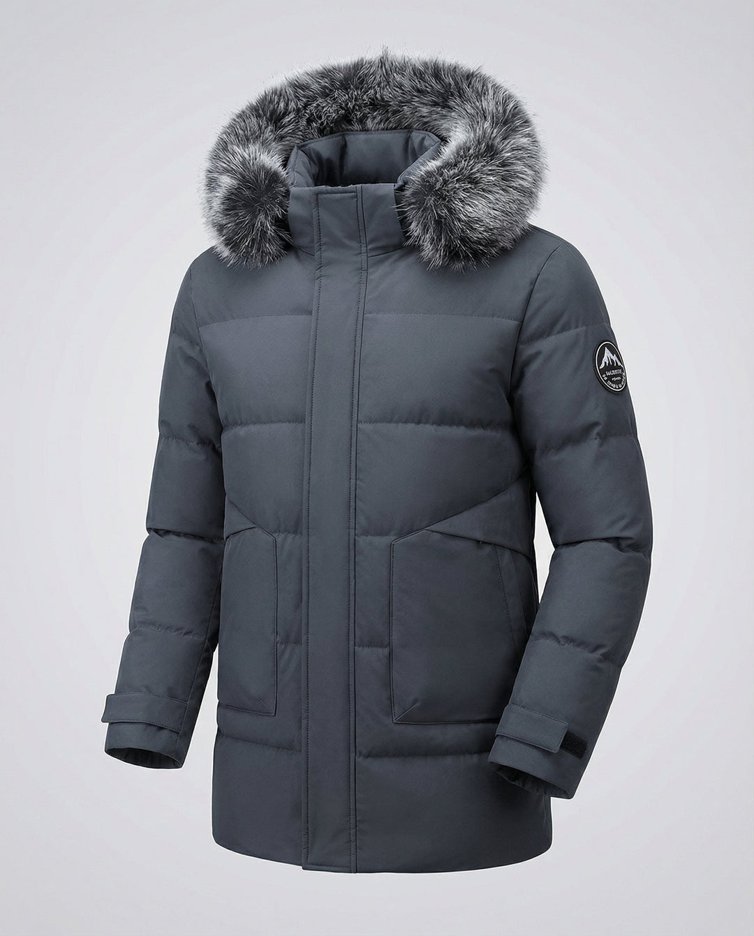 Warmer winter parka women's hood