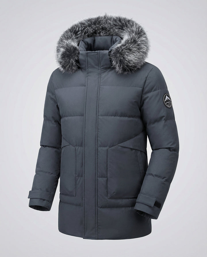 Warmer winter parka women's hood