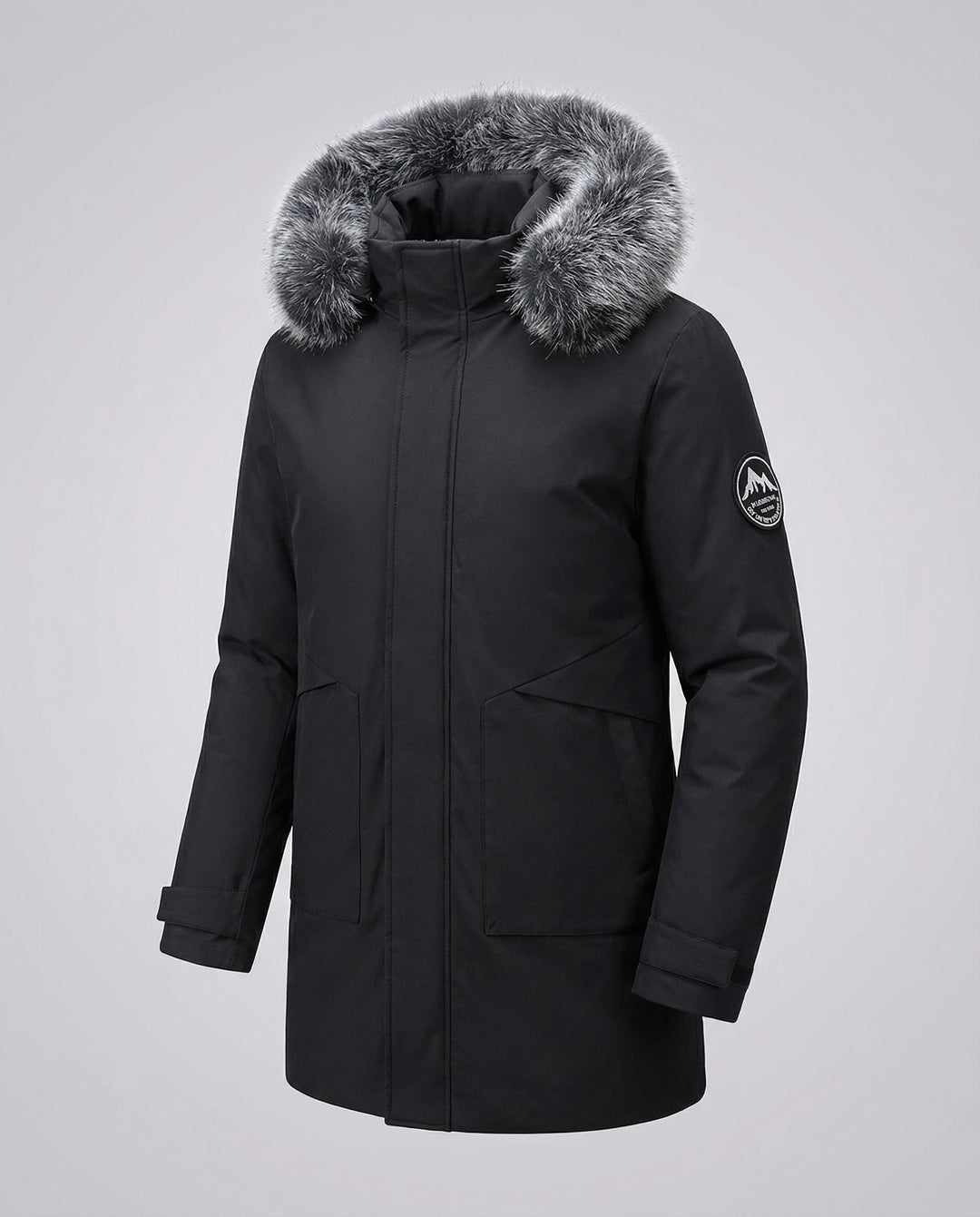 Warmer winter parka women's hood