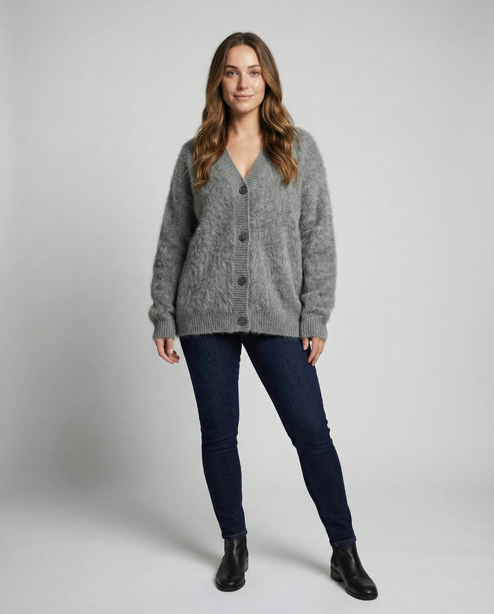 Cozy Mohair Cardigan Women
