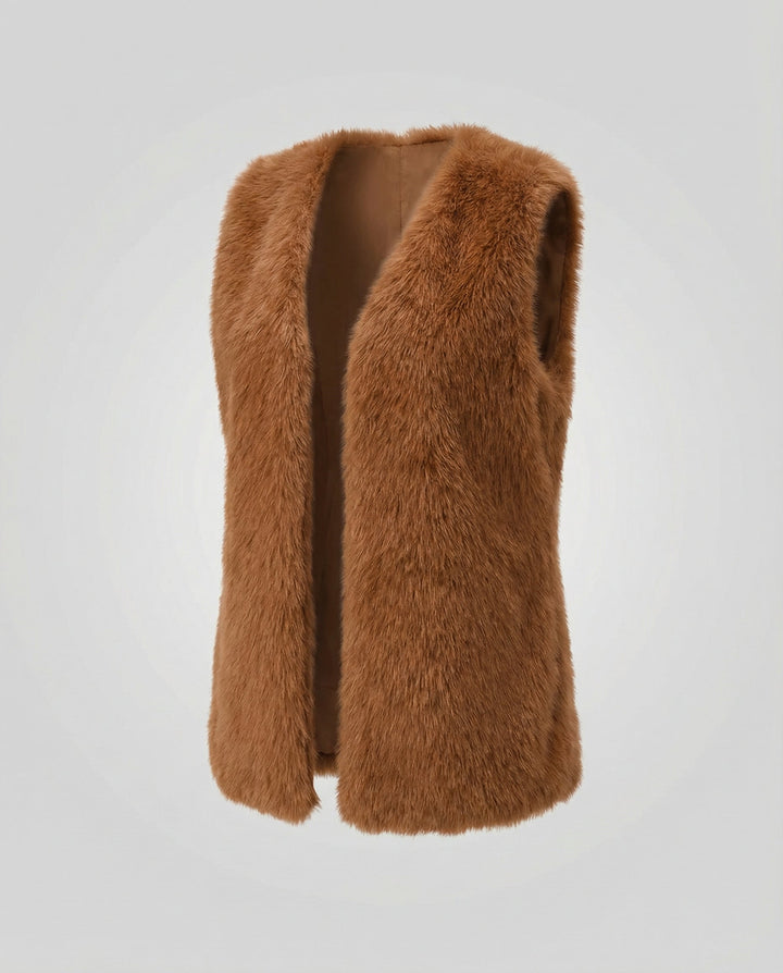 Women's Faux Fur Vest