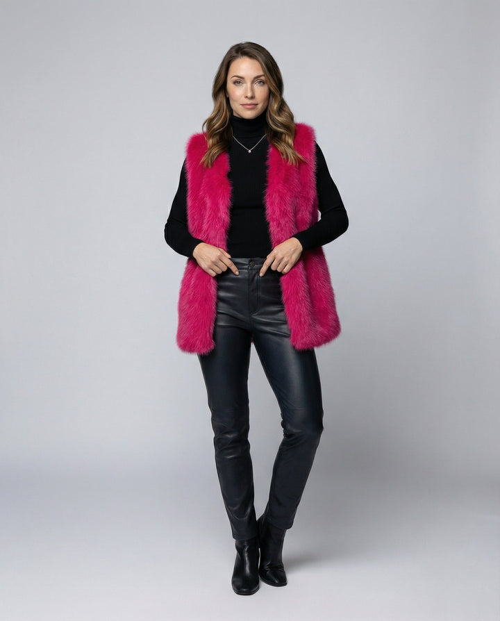 Women's Faux Fur Vest