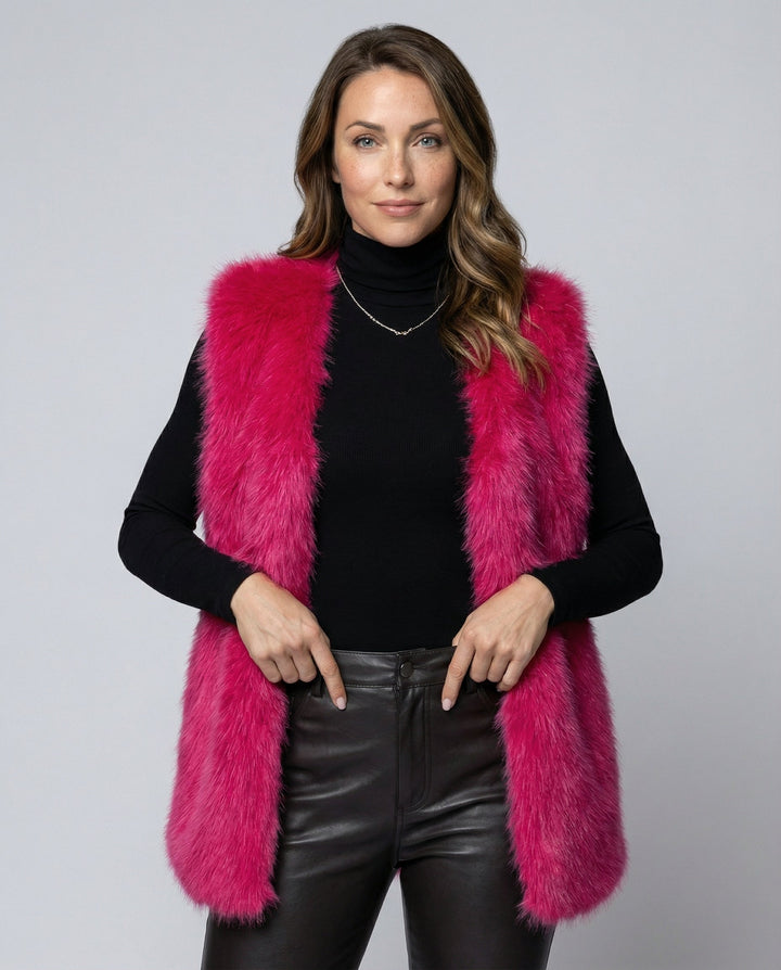 Women's Faux Fur Vest