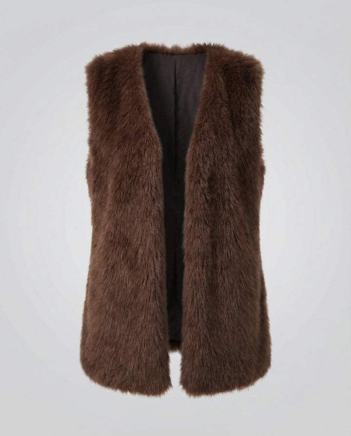 Women's Faux Fur Vest