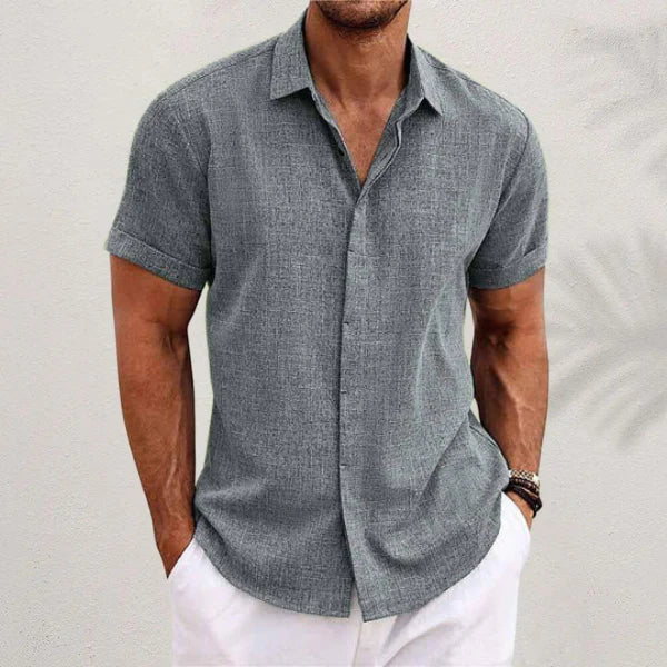 with short sleeves made of cotton - Luca