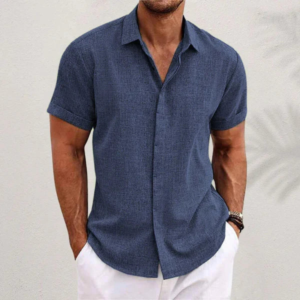 with short sleeves made of cotton - Luca
