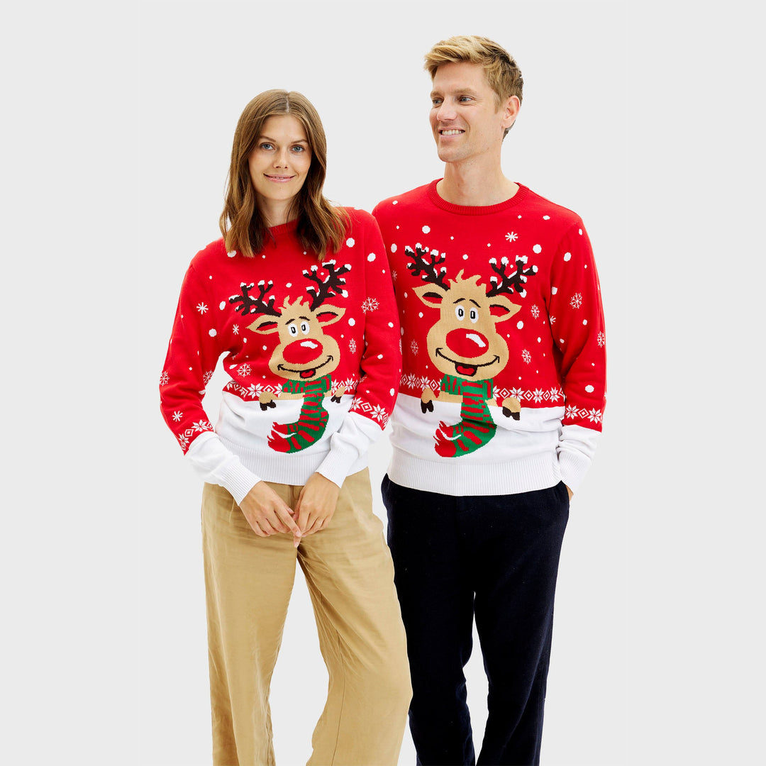 Mune | Rudolf's Christmas Sweater Red Men's