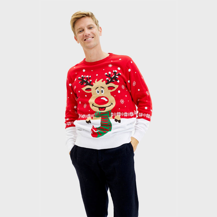 Mune | Rudolf's Christmas Sweater Red Men's