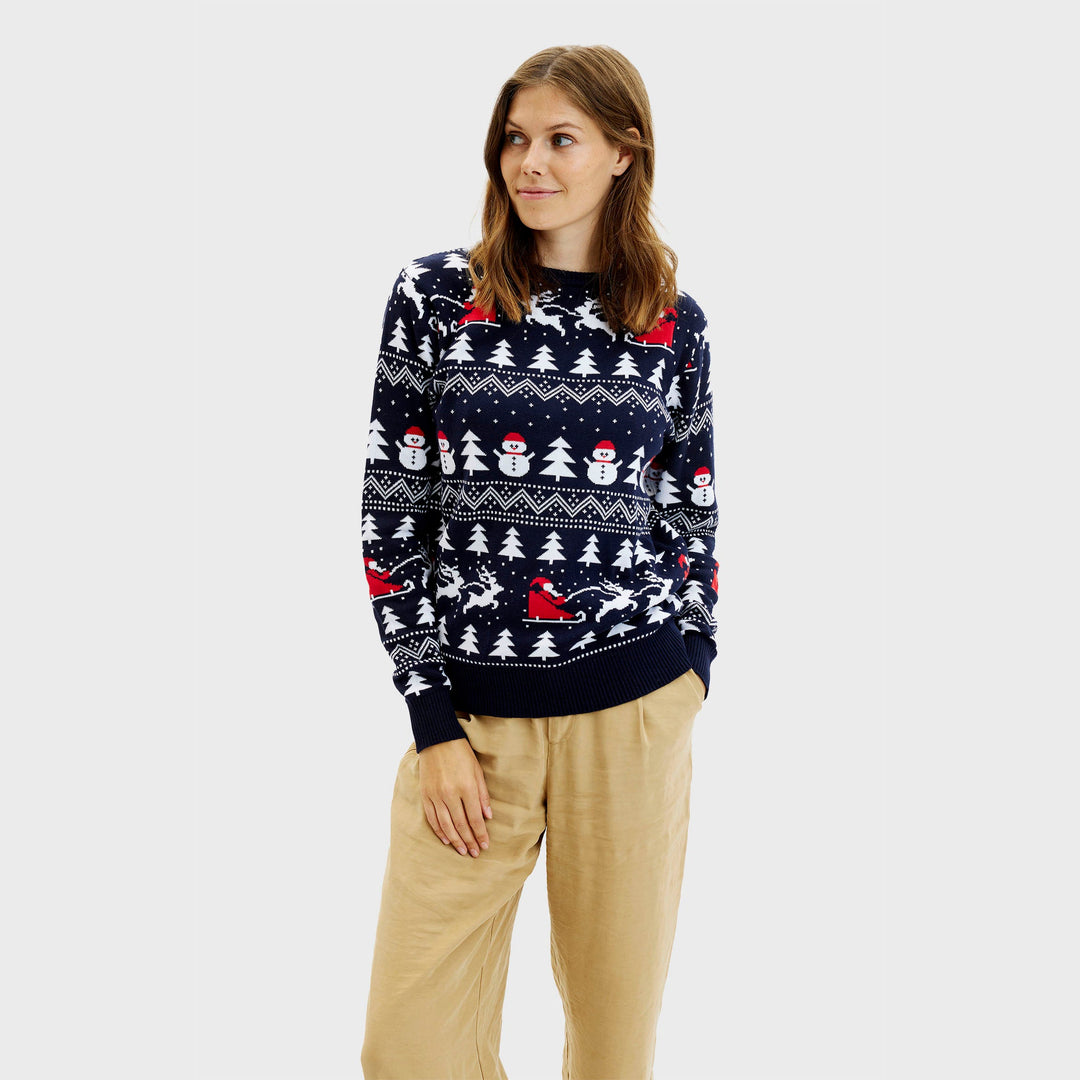 Mune | The stylish Christmas sweater Navy Women