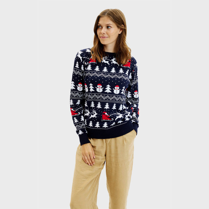 Mune | The stylish Christmas sweater Navy Women