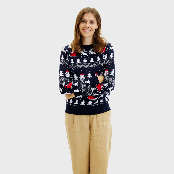 Mune | The stylish Christmas sweater Navy Women