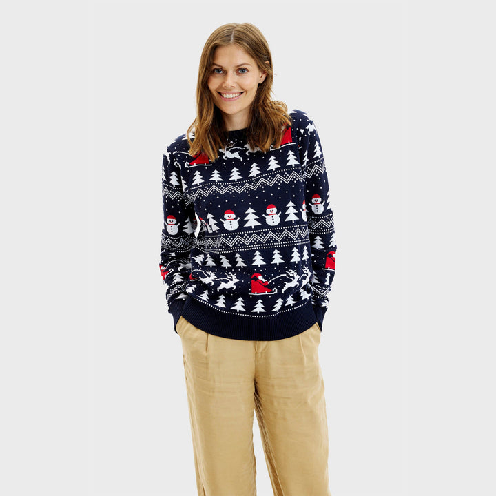 Mune | The stylish Christmas sweater Navy Women