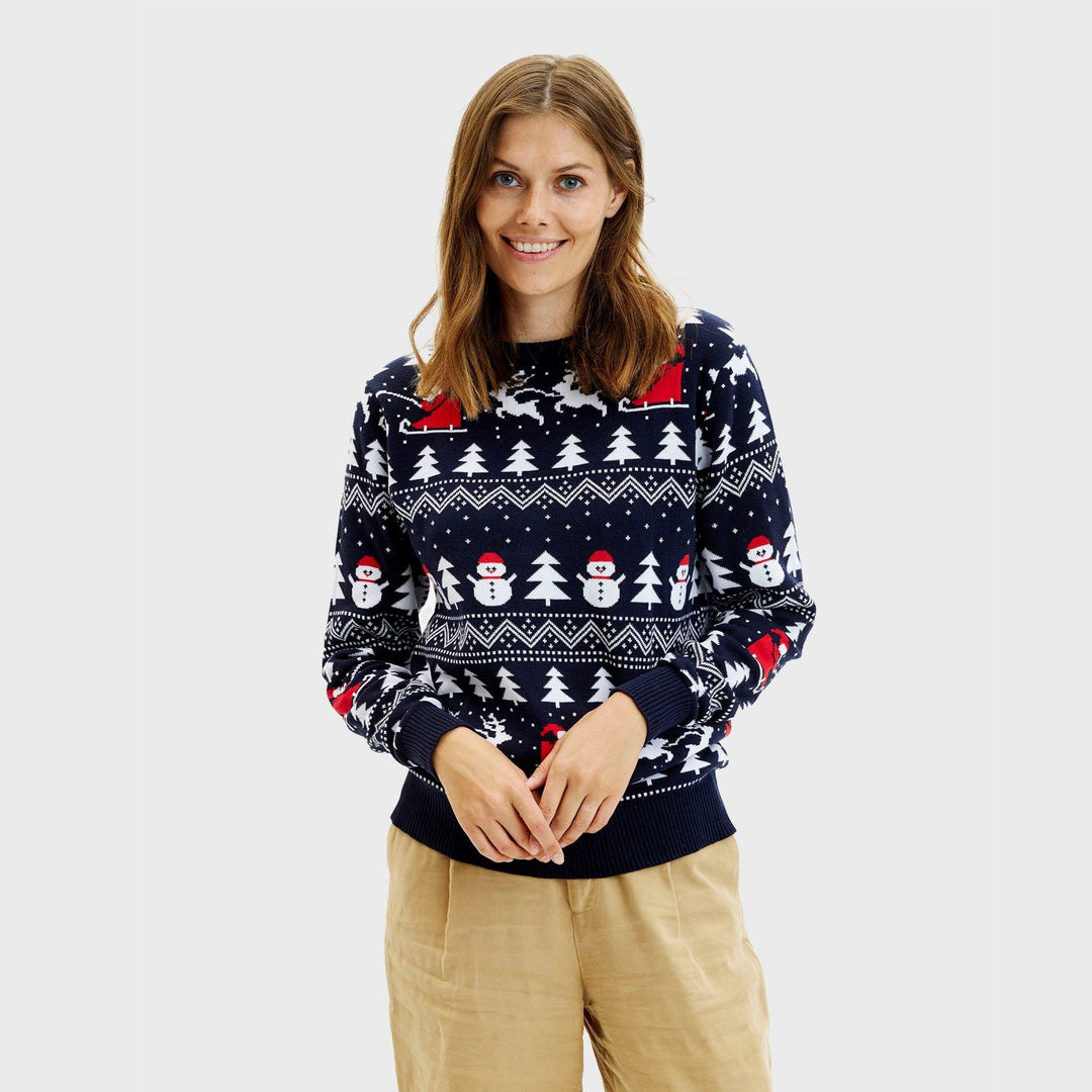 Mune | The stylish Christmas sweater Navy Women