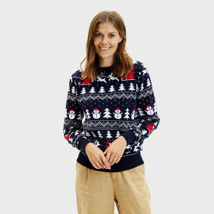 Mune | The stylish Christmas sweater Navy Women