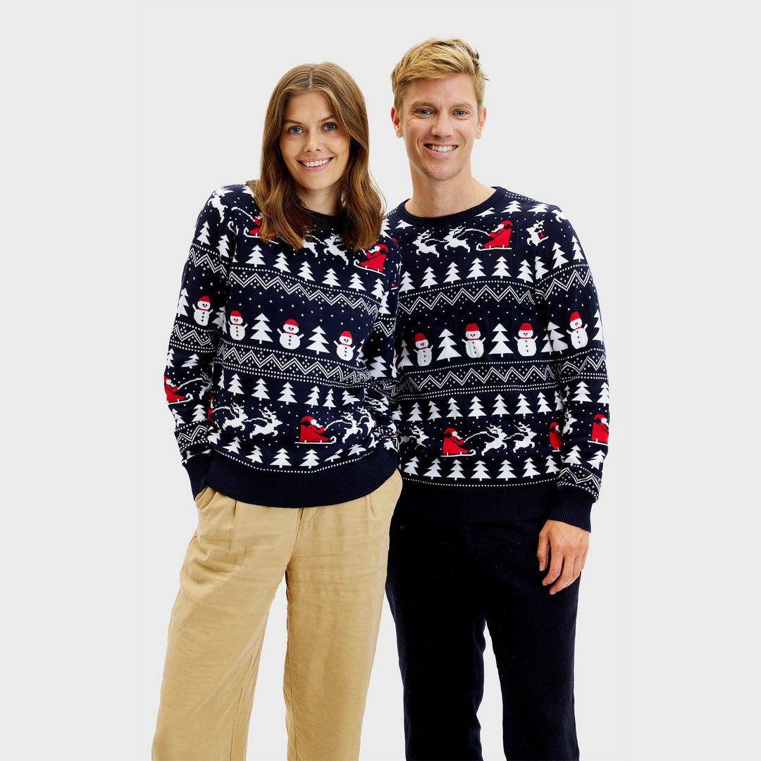 Mune | The stylish Christmas sweater Navy Women
