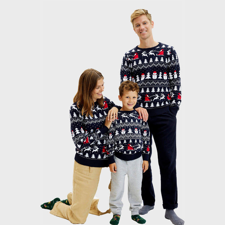 Mune | The stylish Christmas sweater Navy Men's